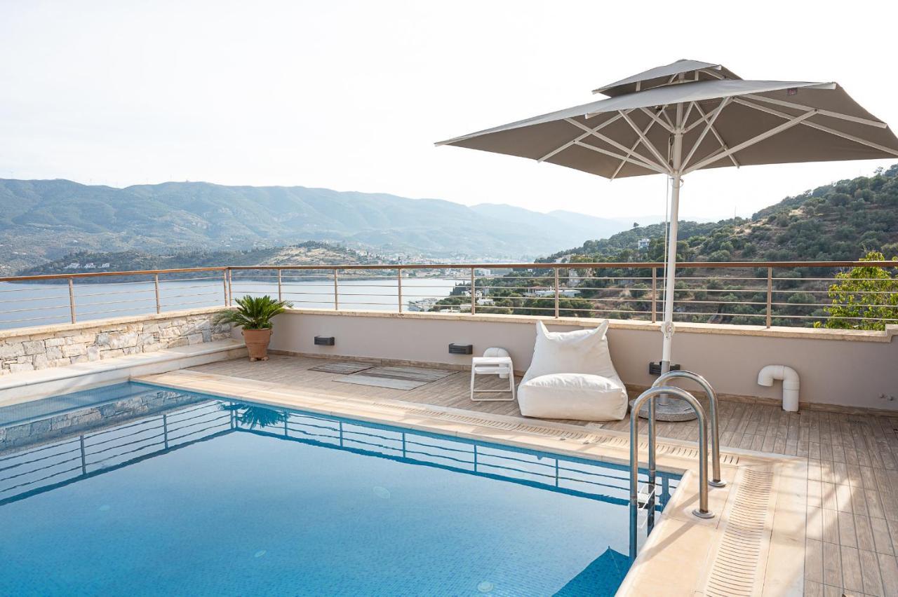 Kalavria Luxury Suites, Afroditi Suite With Magnificent Sea View And Private Swimming Pool. Poros Town エクステリア 写真
